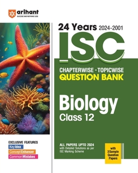 Paperback ISC Chapterwise Biology 12th Book