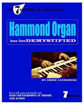 Paperback Hammond Organ Bass Lines Demystified Book