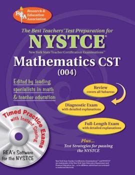 Paperback NYSTCE Content Specialty Test Mathematics (004) w/CD (NYSTCE Teacher Certification Test Prep) Book