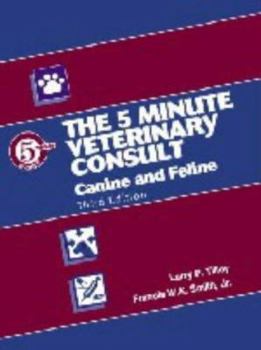 Hardcover The 5-Minute Veterinary Consult: Canine and Feline Book