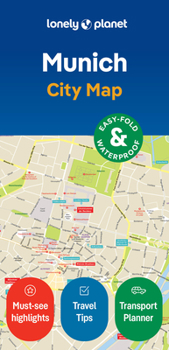 Map Lonely Planet Munich City Map Book