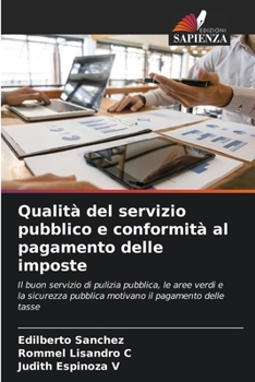 Paperback Qualità del servizio pubblico e conformità al pagamento delle imposte [Italian] Book