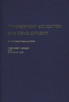 Hardcover Management Education and Development: An Annotated Resource Book