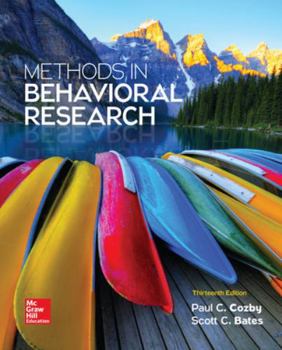 Paperback Methods in Behavioral Research Book