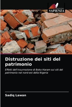 Paperback Distruzione dei siti del patrimonio [Italian] Book