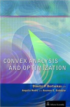 Hardcover Convex Analysis and Optimization Book
