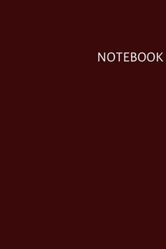 Paperback Notebook: Unlined Notebook - Large (6 x 9 inches) - 100 sheets Book