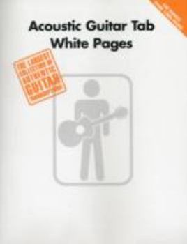Paperback Acoustic Guitar Tab White Pages Book