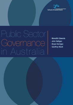 Paperback Public Sector Governance in Australia Book