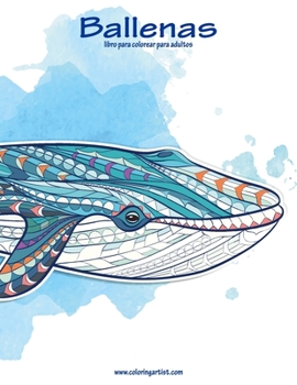 Paperback Ballenas libro para colorear para adultos 1 [Spanish] Book