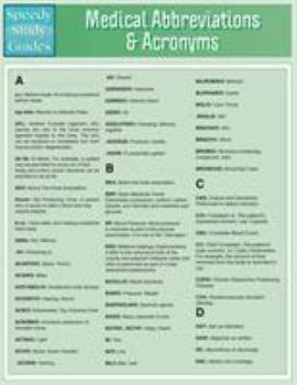 Paperback Medical Abbreviations Book