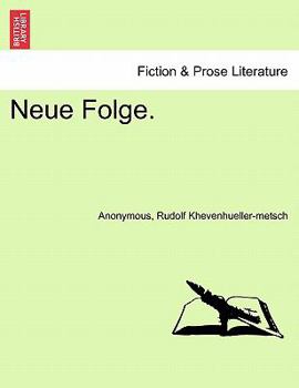 Paperback Neue Folge. III Band [German] Book