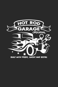 Paperback Hot rod garage: 6x9 HotRods - dotgrid - dot grid paper - notebook - notes Book