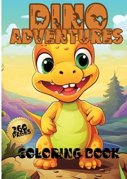 Dino Adventures Coloring Book: Fun and Friendly Dinosaurs for Kids to Color and Explore! (Danish Edition)