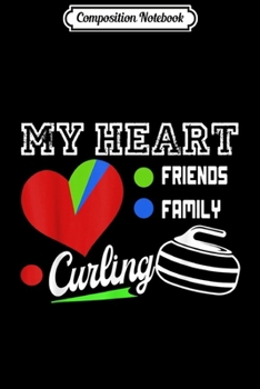 Paperback Composition Notebook: Curling - Heart Curling Journal/Notebook Blank Lined Ruled 6x9 100 Pages Book