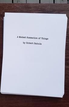 Paperback A Modest Summation of Things Book