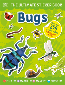 Paperback The Ultimate Sticker Book Bugs Book