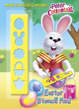 Paperback Peter Cottontail Easter Stencil Fun! [With Stencils] Book