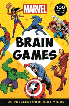 Paperback Marvel Brain Games: Fun puzzles for bright minds Book