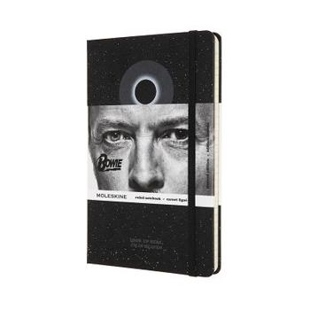 Office Product Moleskine Limited Edition Notebook David Bowie, Large, Ruled, Black (5 X 8.25) Book