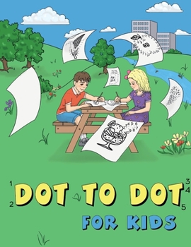 Paperback Dot to Dot for Kids: Food Book