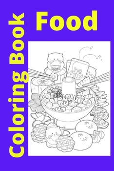 Paperback Food Coloring Book: Kids for Ages 4-8 Book