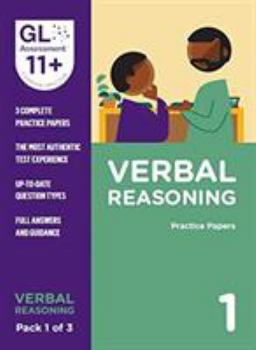 Paperback Revised for 2019 - GL Assessment 11+ Practice Papers Verbal Reasoning Pack 1 (Multiple Choice) Book