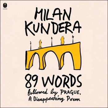 MP3 CD 89 Words Followed by Prague: A Disappearing Poem Book