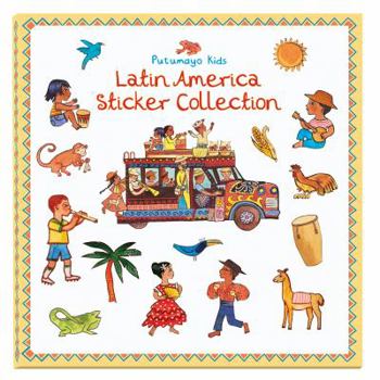 Paperback Putumayo Latin America Sticker Coll Book