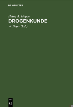 Hardcover Drogenkunde [German] Book