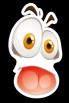 Smiley Emoticon: Notizbuch DIN A5 Blanko 120 Seiten Gesicht Lustige Mimik Comic Smilie Emotion Ei Spiegelei Blick Laune Ausdruck Geschenkidee & ... Planer Tagebuch Notizheft Notizblock