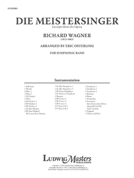 Paperback Die Meistersinger Excerpts: Conductor Score Book