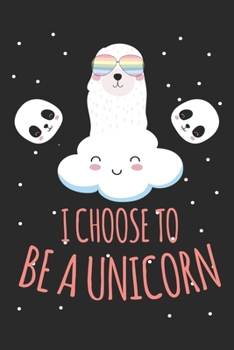 I choose to be a unicorn: A 121 page cute fitness journal for fitness lover, fitness planner for women , fitness planner for men & log book for fitness