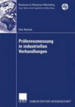 Paperback Präferenzmessung in Industriellen Verhandlungen [German] Book