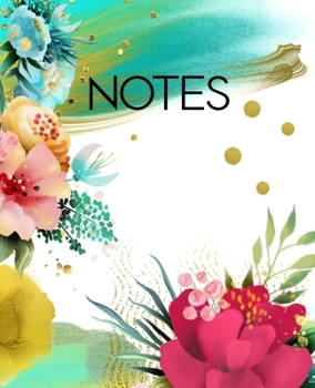 Notes: Modern Journals for Notes, Planning, & Journaling | Floral Art Blank Lined Notebook | College Ruled Modern Composition Notebook | Alternative to a Card | Gift for Her