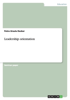 Paperback Leadership orientation Book