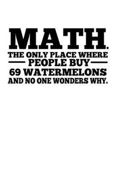 Paperback Notebook: Math teacher sarcasm school fun gift 120 Pages, 6x9 Inches, Graph Paper Book