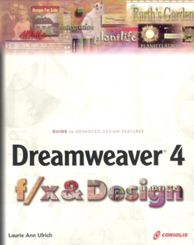 Paperback Dreamweaver 4 F/X and Design [With CDROM] Book