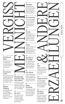 Paperback Vergissmeinnicht: und andere Erzählungen [German] Book