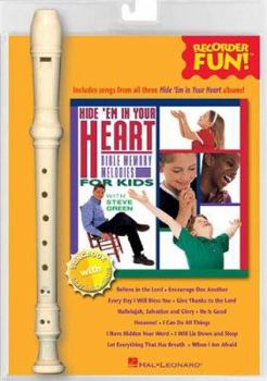 Paperback Hide 'em in Your Heart: Bible Memory Melodies for Kids [With Recorder] Book