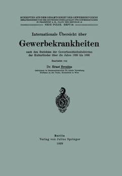 Paperback Internationale Übersicht Über Gewerbekrankheiten Nach Den Berichten Der Gewerbeaufsichtsbehörden Der Kulturländer Über Die Jahre 1920 Bis 1926: Neue F [German] Book