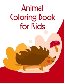 Paperback Animal Coloring Book for Kids: Christmas Book from Cute Forest Wildlife Animals Book
