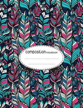 Paperback Composition Notebook, 8.5 x 11, 110 pages: Boho Style: (School Notebooks) Book