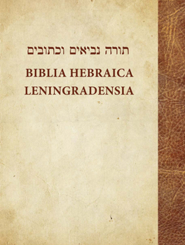 Paperback Biblia Hebraica Leningradensia: Prepared According to the Vocalization, Accents, and Masora of Aaron Ben Moses Ben Asher in the Leni Book