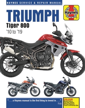 Paperback Triumph Tiger 800 '10 to '19: Model History - Pre-Ride Checks - Wiring Diagrams - Tools & Workshop Tips Book