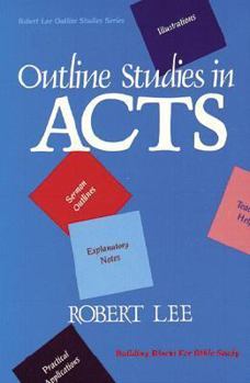 Paperback Outline Studies in Acts Book