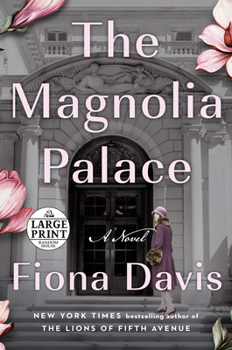 Paperback The Magnolia Palace [Large Print] Book