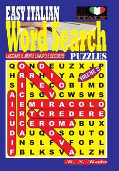 Paperback EASY ITALIAN Word Search Puzzles. Vol. 2 [Italian] Book