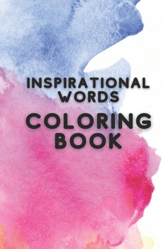 Paperback Inspirational Words: Coloring Book