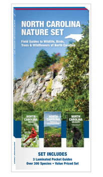 Misc. North Carolina Nature Set: Field Guides to Wildlife, Birds, Trees & Wildflowers of North Carolina Book
